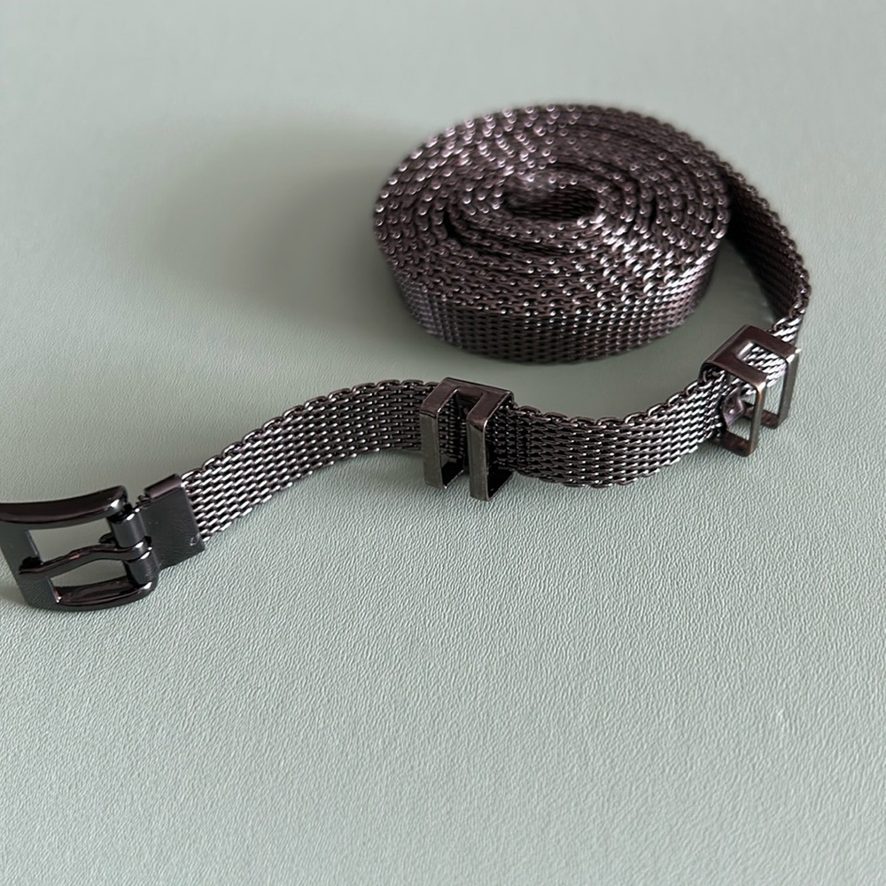 Helmut Lang Inspired Metal Chain Skinny Belt - Picture 6 of 12